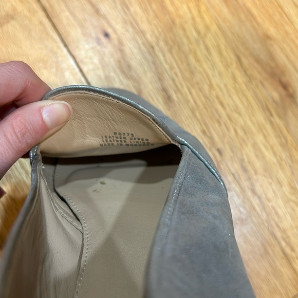 Silver loafers. Please note some of the marks throughout - Picture 3 of 11